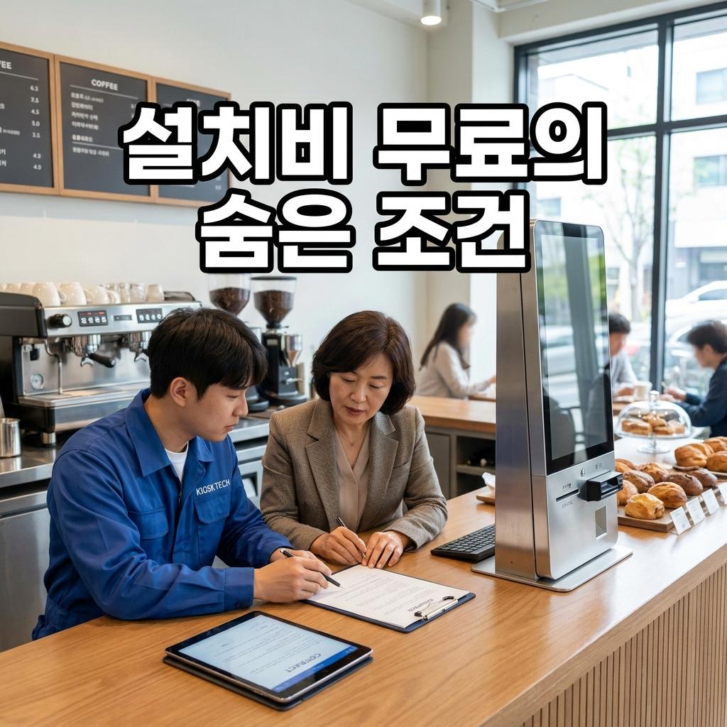 설치비 무료라던 업체, 알고 보니 이런 조건이 있었습니다