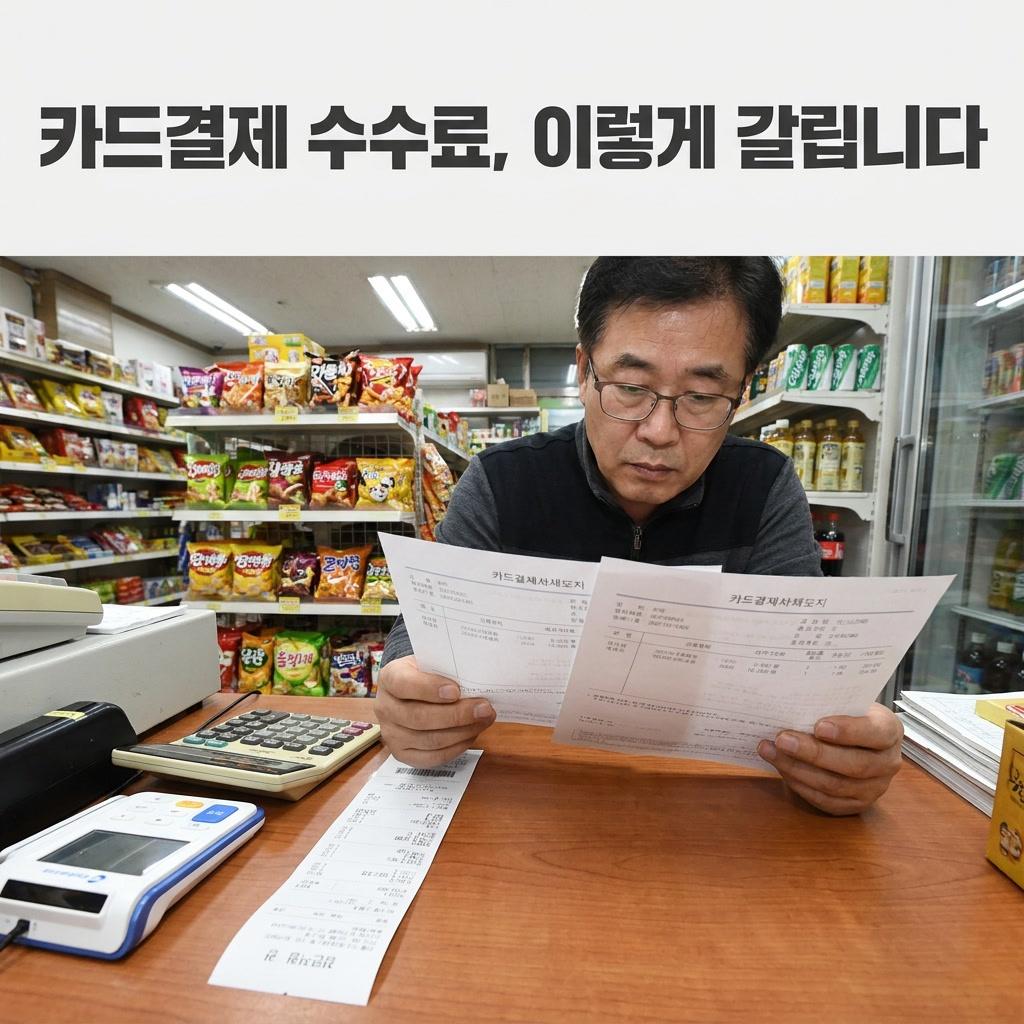 카드결제 수수료 비교해보니 월 몇만원이 갈렸습니다