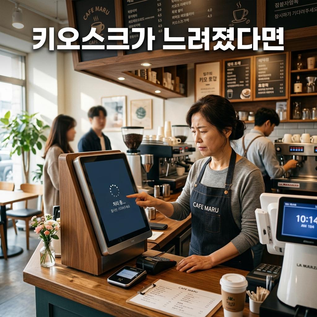 키오스크 반응이 느려졌다는 문의, 다시 받아보니 원인은 대부분 같았습니다